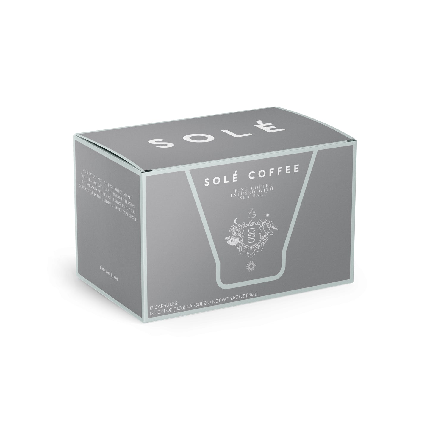 House Blend Coffee Pods Infused with French Grey (Celtic) Sea Salt